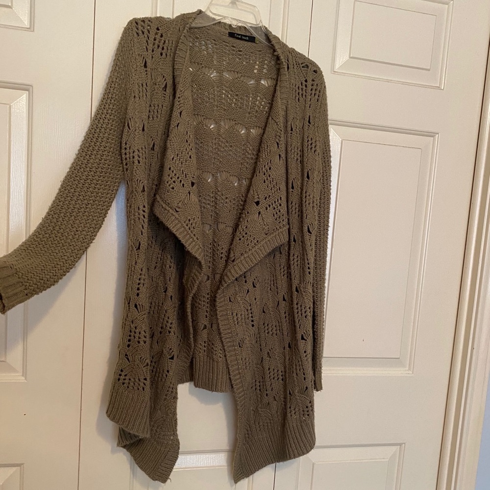Beige Knit cardigan